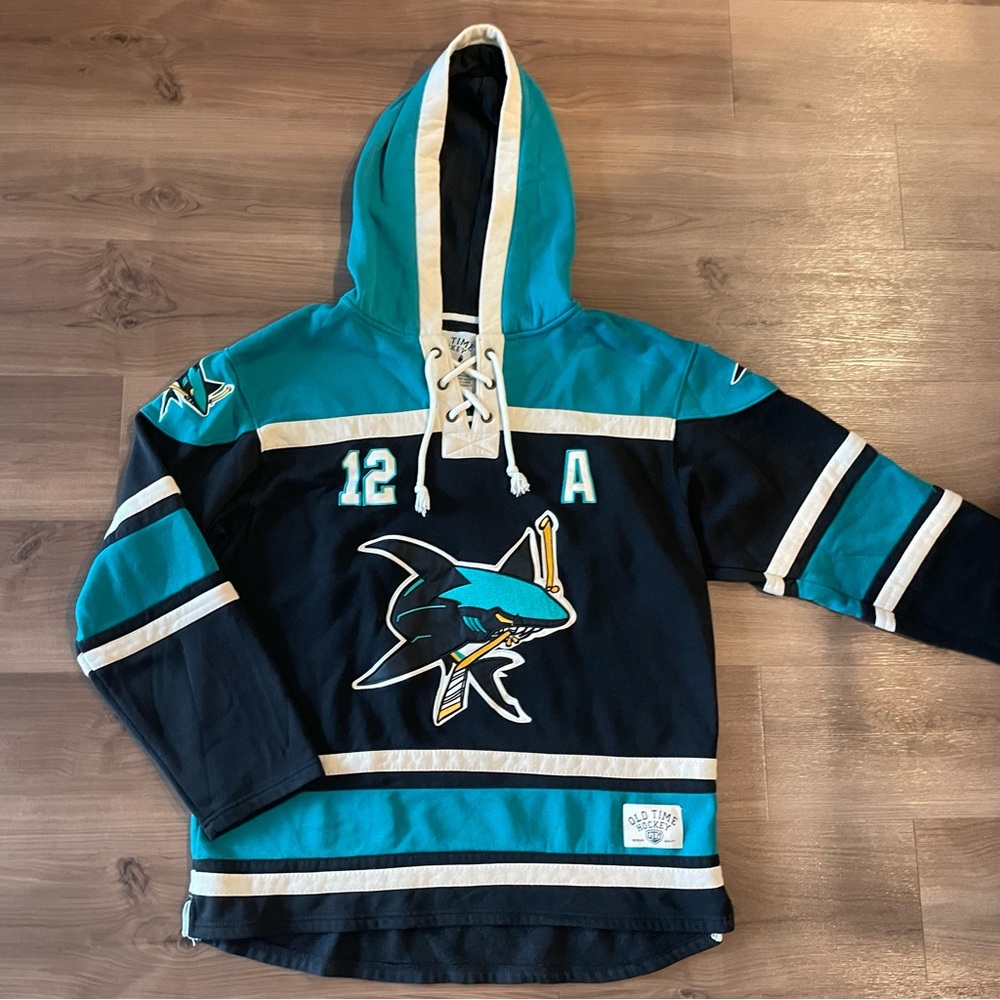 Patrick Marleau Sharks #12 NHL Sports Jersey, Hoodie Sweatshirt